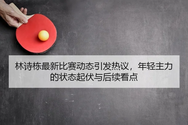 林诗栋最新比赛动态引发热议，年轻主力的状态起伏与后续看点